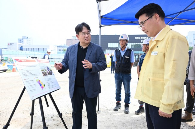 김원기 의정부시장, 캠프 잭슨·유류저장소 현장점검