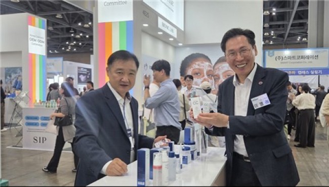 남동구, K-뷰티 엑스포서 관내 기업 격려…판로 확대 모색